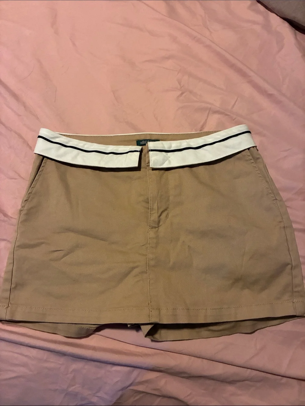 wild fable Tan Skort with White Inner Care Tag